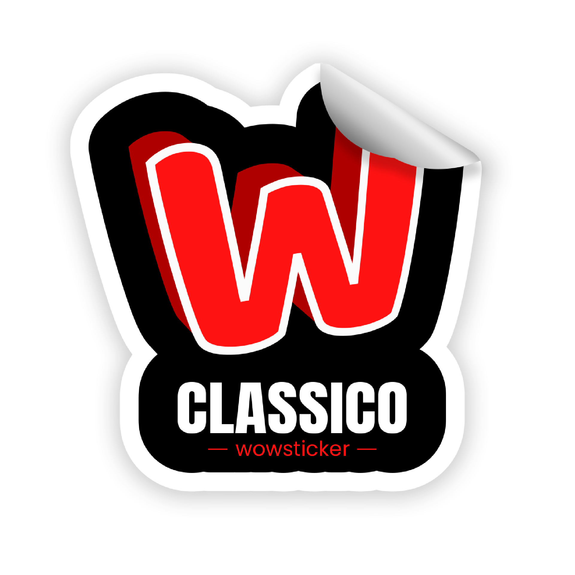 500 sticker 5x5 cm - OFFERTA